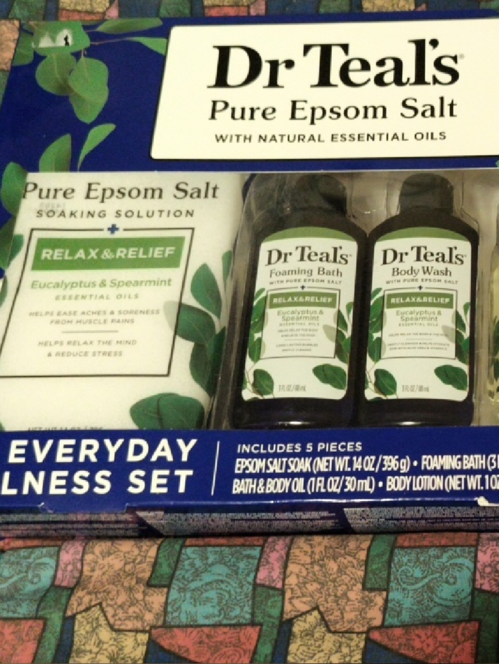 NWT Dr Teal's Wellness Gift Set